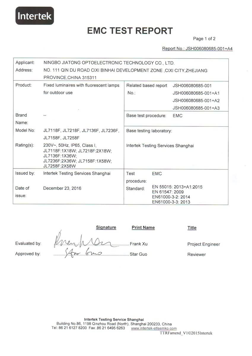 CE EMC ವರದಿ 01