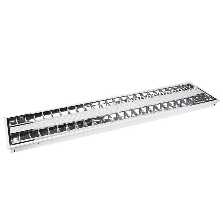 40W 3000lm Recessed Aluminum Louver Lighting Fixture Featured Image