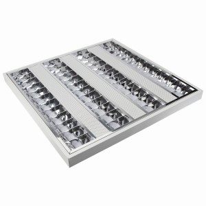 40W 3000lm Surface Grille Light Aluminium Louvers Lighting Fixture