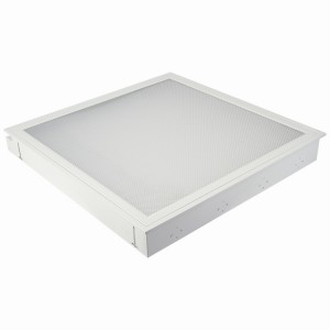 4*10W 3600Lm Recessed Prism Diffuser Led Light Panel With Frame