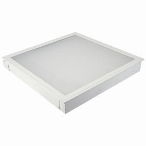 4*10W 3600Lm Tersembunyi Prisma Diffuser Led Panel Cahaya Kanthi Bingkai