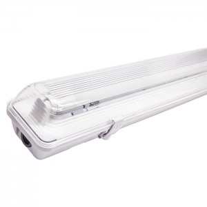 Waterproof Fitting with LED Tube-Lamp Fixture